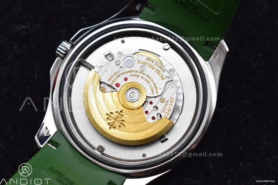 Rubber On 1:1 Aquanaut 514 Dial SS NewStyle Strap 324CS 5168G 42mm ZF Edition Green Green Best 0922